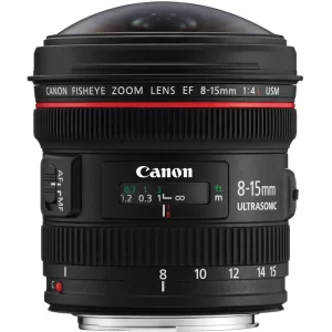آفیش لنز فیش آی  lenz 8-15 f/4 L USM_canon